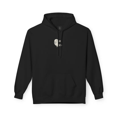 Unisex 'Lost' Heart Fleece Hoodie